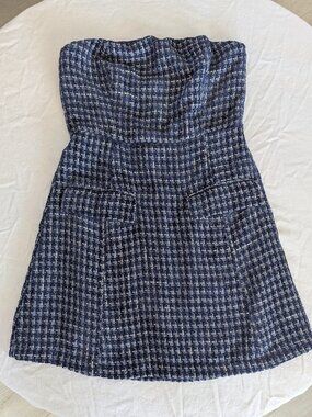 Lulu's - women's houndstooth strapless dress